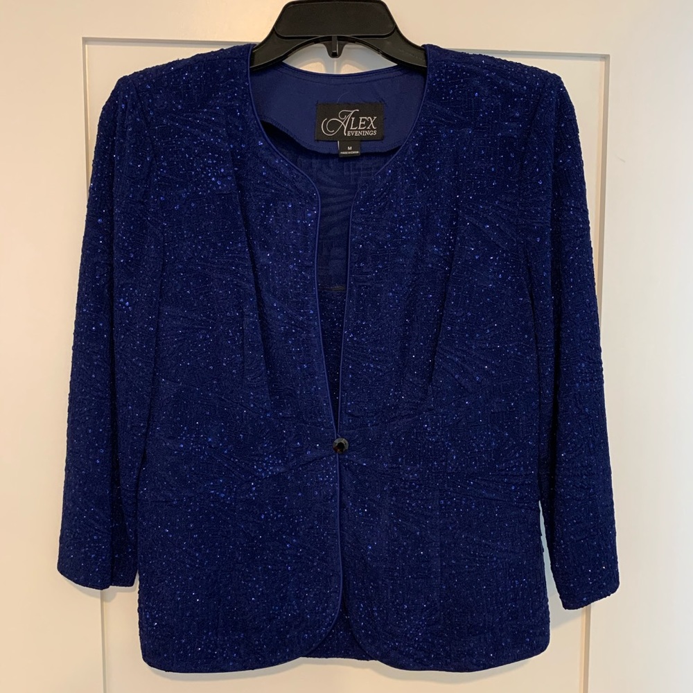Alex Evenings sparkly shell and jacket twinset